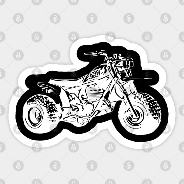 1981 atc 250r Sticker by AdorableBadassRacing